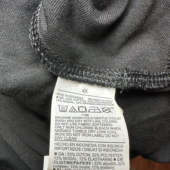 NWOT Old Navy Active Wear Black PowerSoft High-Rise Leggings Go-Dry Women's 4X - Picture 10 of 11